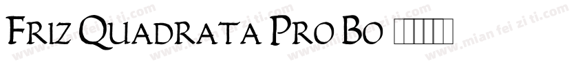Friz Quadrata Pro Bo字体转换